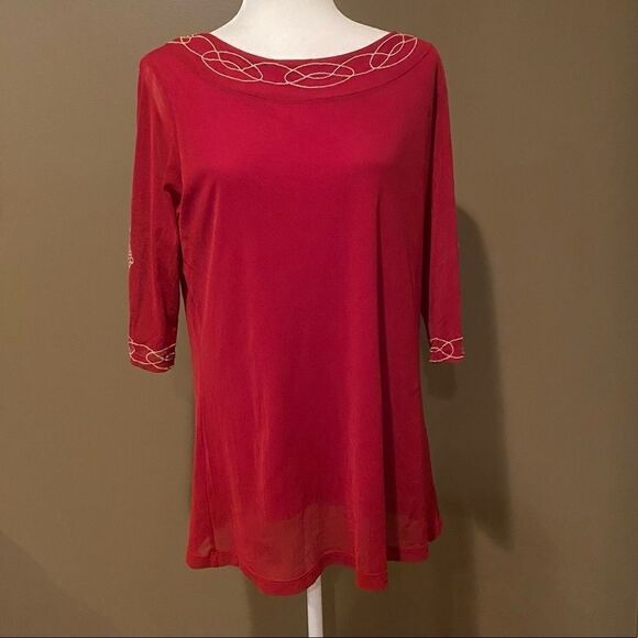 Lane Bryant  Embroidered Top - Picture 2 of 9